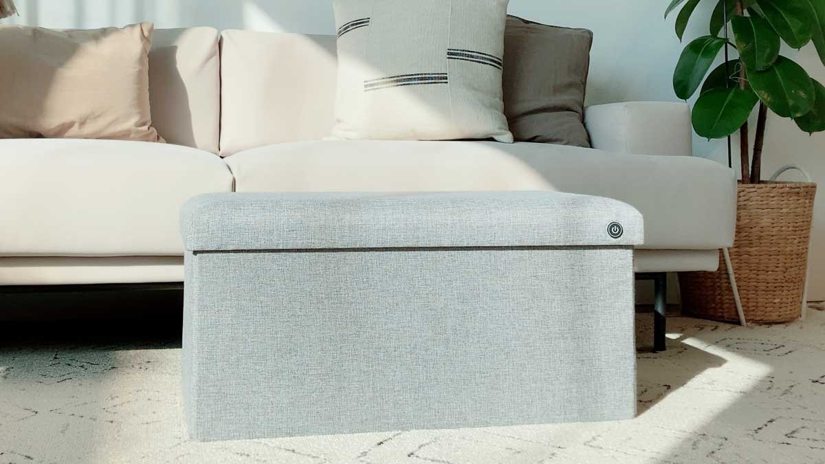 [1万元级高性价比]大容量布艺收纳凳 UVC杀菌 一次整理109L