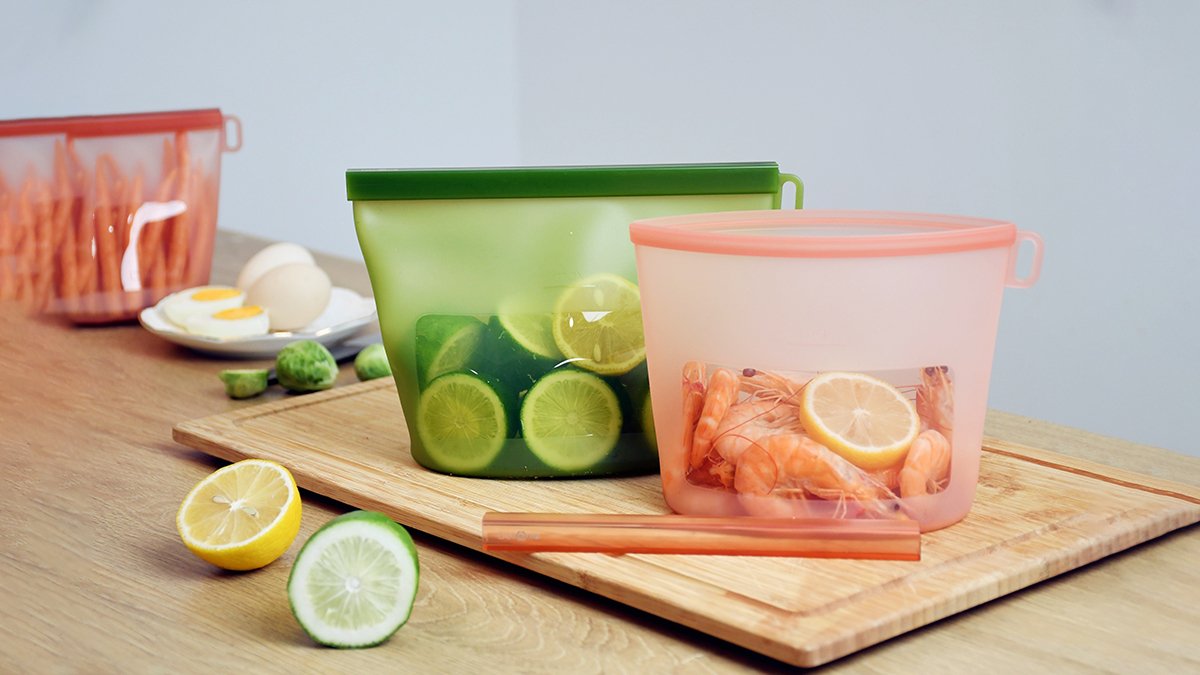 一次性用完拉链袋？用热水消毒，终身可用的<白金硅胶袋>