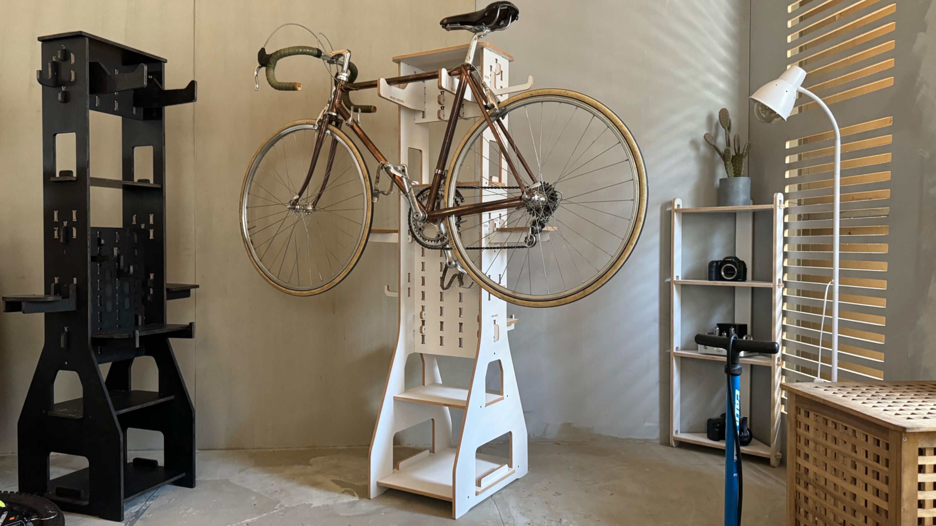 Legal BIKE STATION to keep your bike indoors