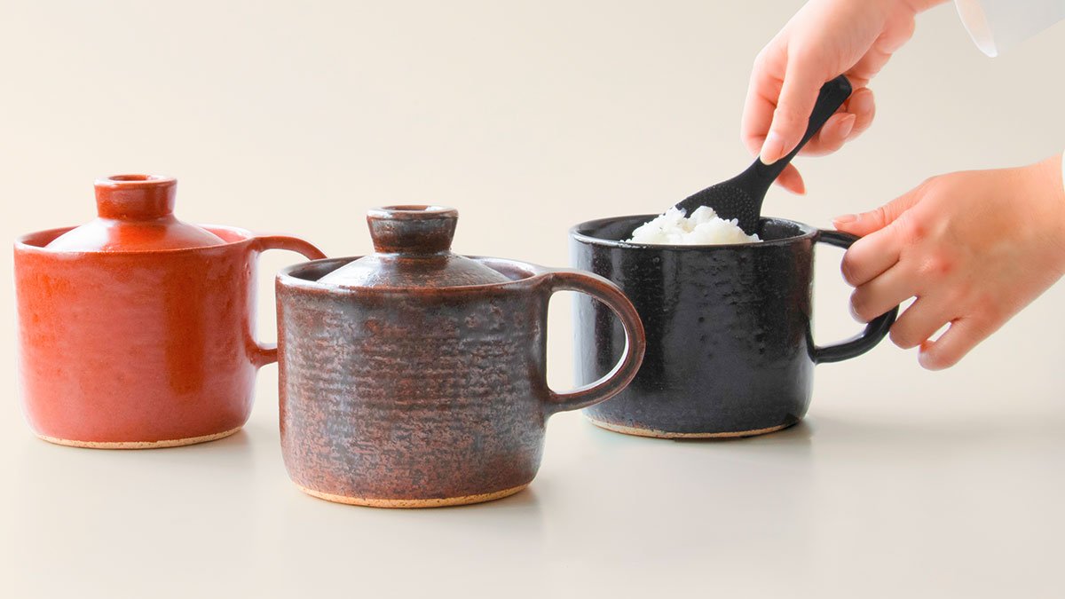 400년전통 아리타 도자기명가에서 수제로 만든 1인용 도자기 머그솥