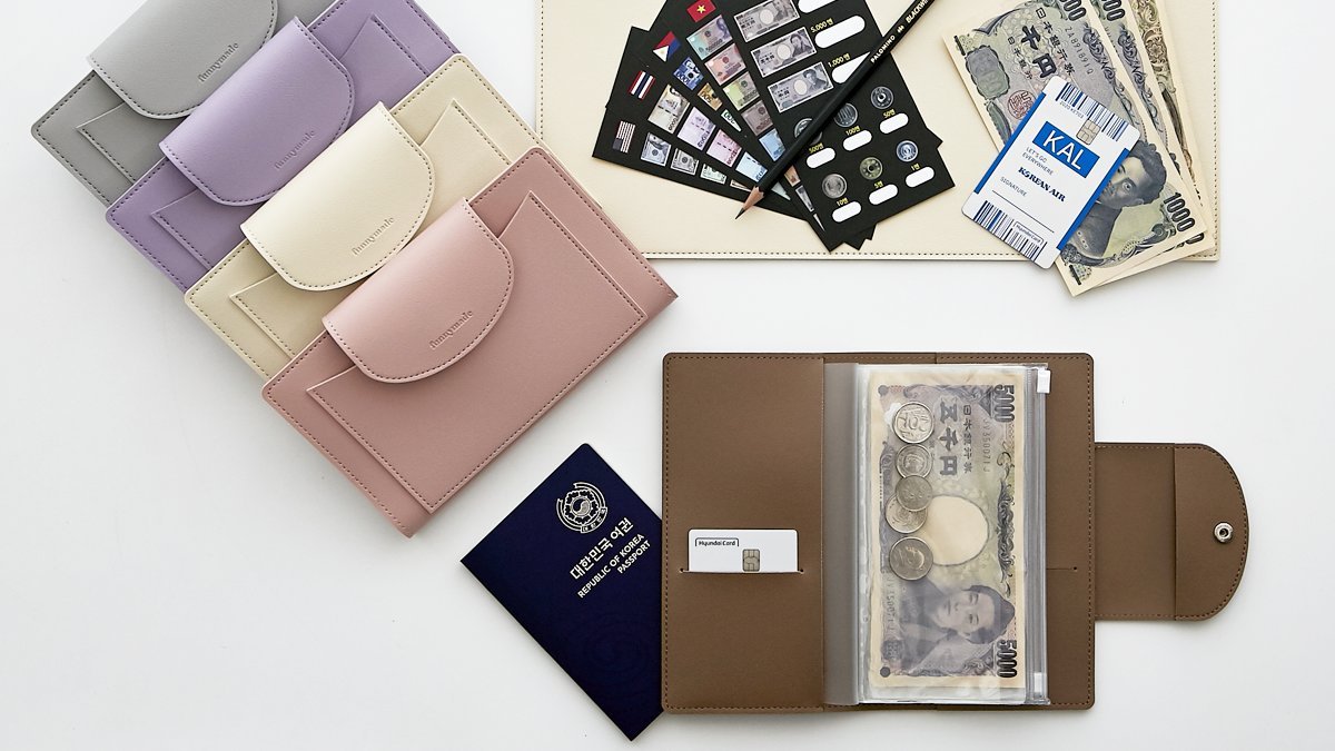 Travel Currency Sorted! Specially Engraved Passport Wallet for Your Journeys