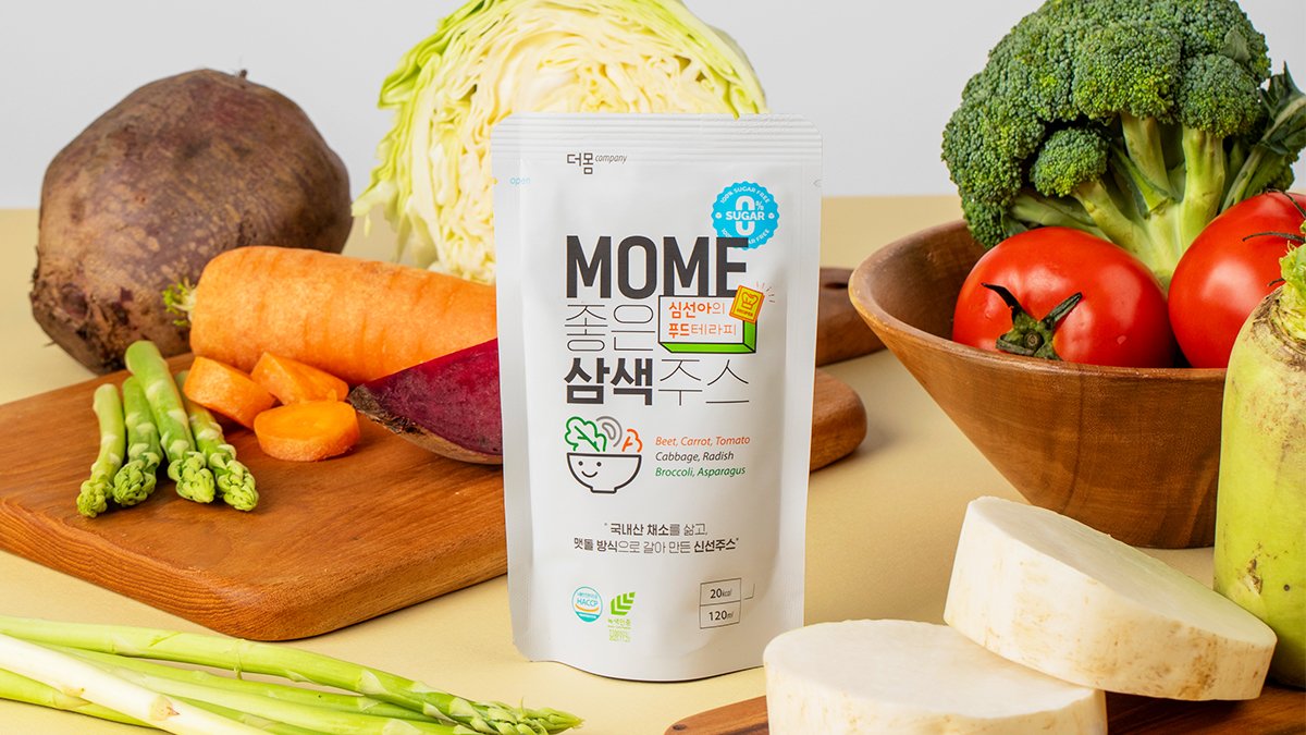 [蔬菜汁] 三色蔬菜的营养全锁住！煮熟石磨研磨的健康果汁