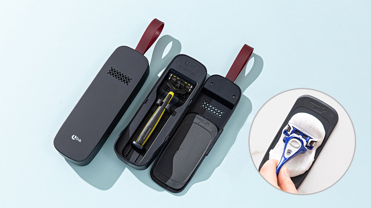 [면도기살균!]3분이면 세균 아웃! 날마다 새로운 면도날로 굿 쉐이빙!