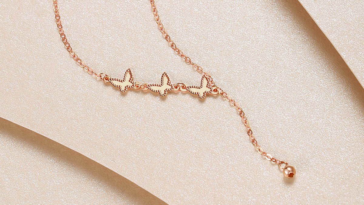 【시헝성적서 인증】체인부터 펜던트까지 18K금 로즈골드 목걸이