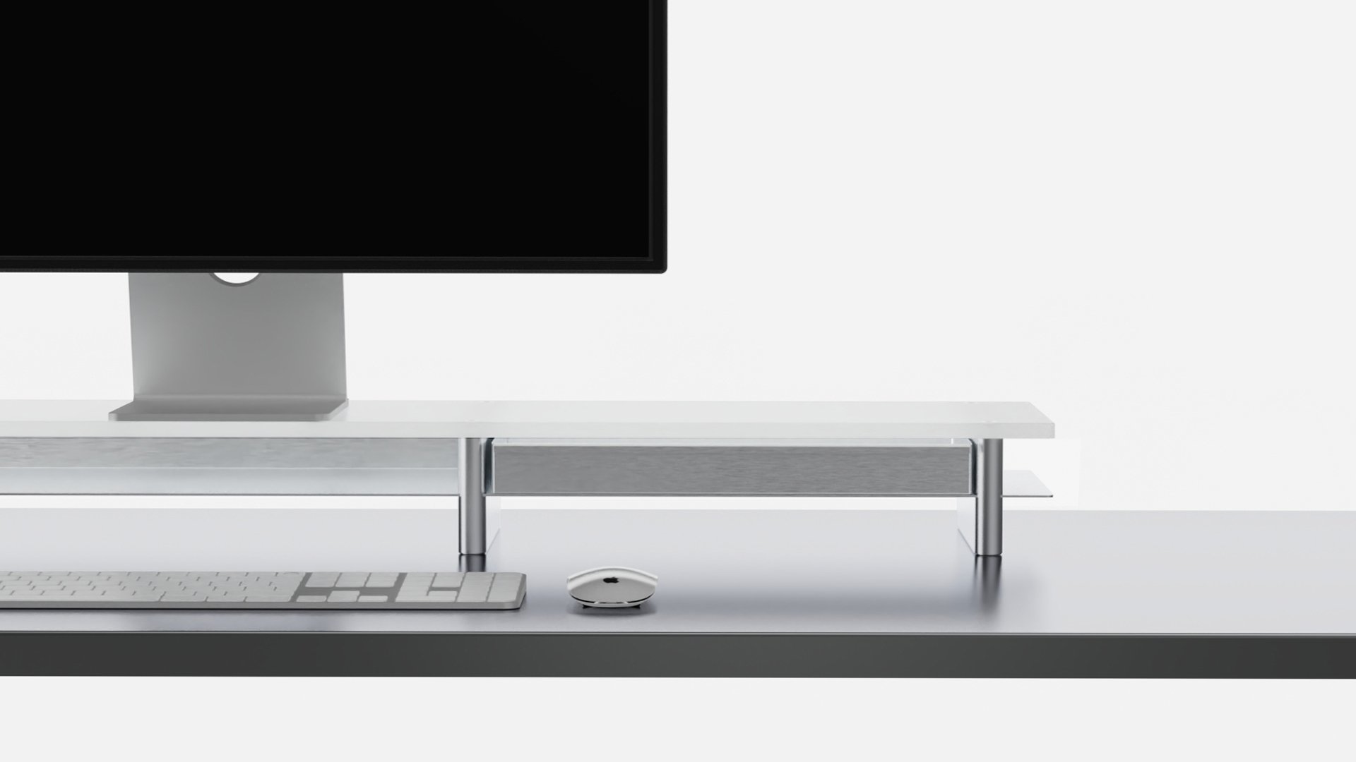 [Wadiz Exclusive] Sleekly Modern One-Off Monitor Shelf