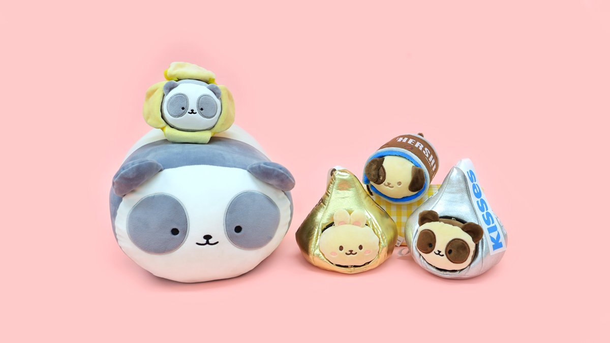[Anierolls] Panda Roll & Hershey’s Kisses Plushes Hidden in Your Favorite Snacks