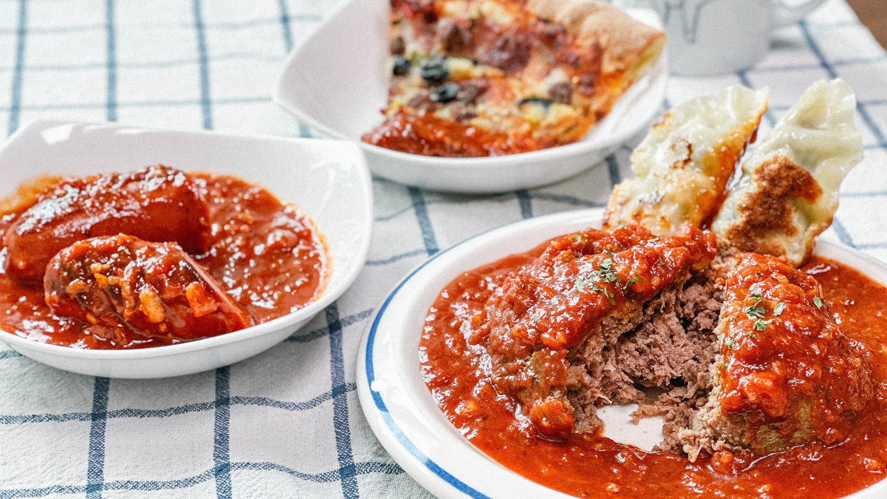 마성의 토마토 비프 라구 소스와 두께 3.5cm 프렌치 함박스테이크!