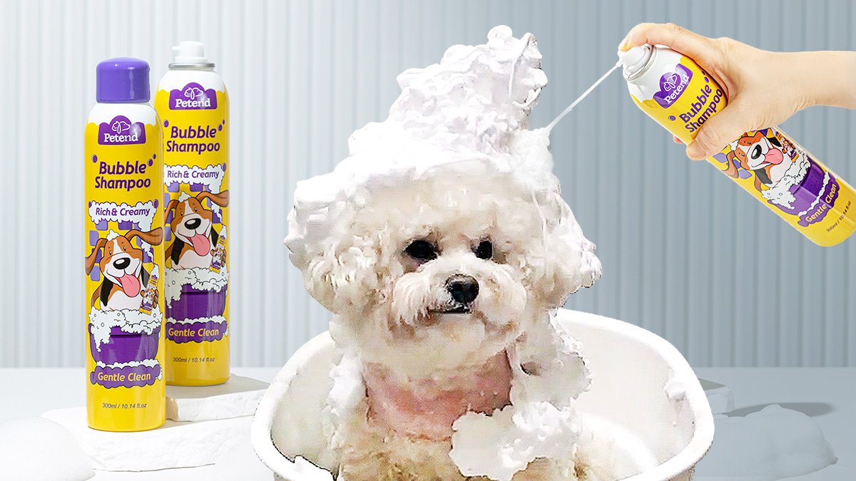 대형견,장모견,고양이까지ㅣ압도적으로 빠른 목욕, 5초컷 올인원 펫샴푸