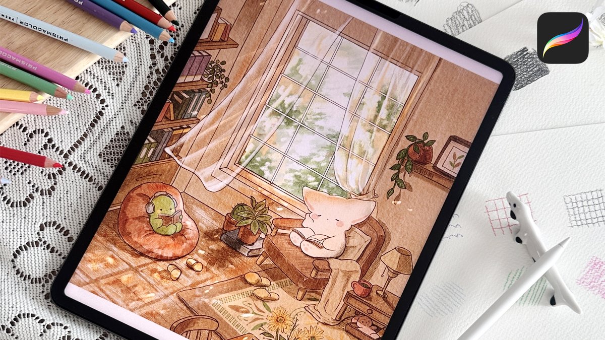 The Magic Recipe for iPad Art! <Salt’s All-in-One Colored Pencil Brush>