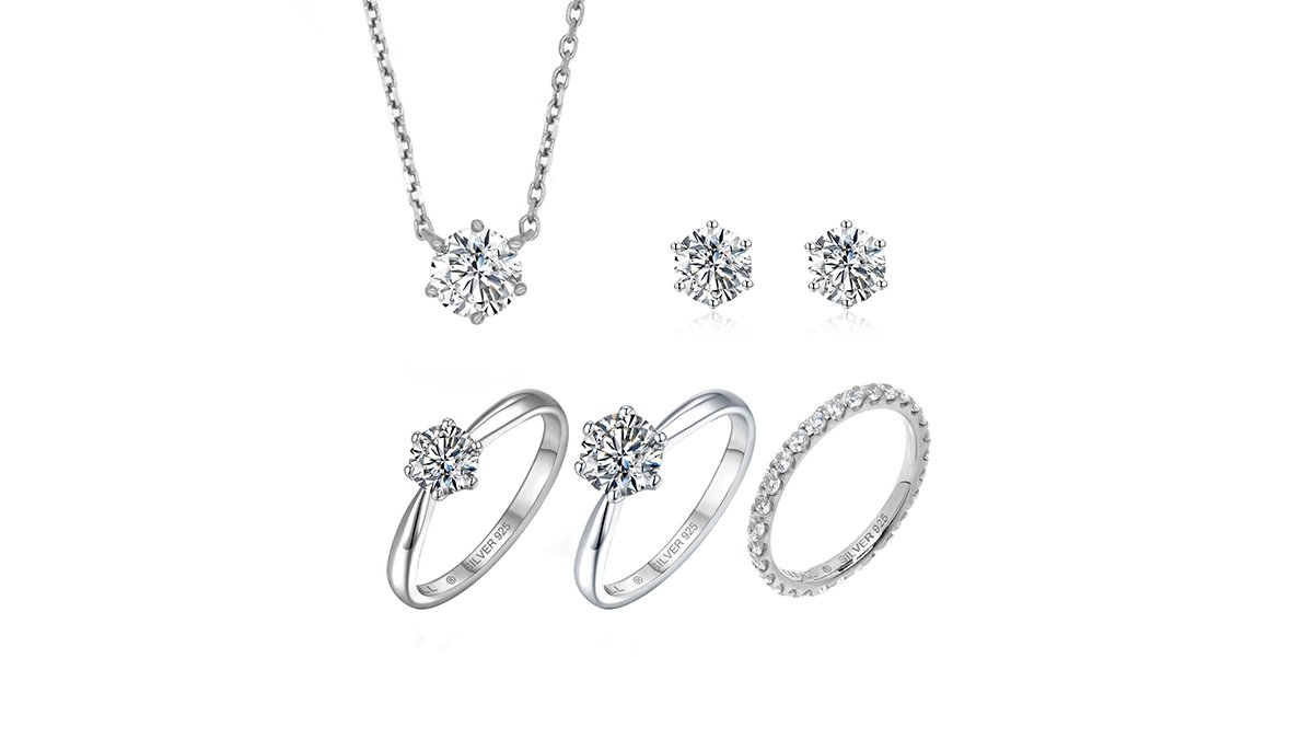 累计10亿次销量 | 意大利名师设计师打造1克拉仿钻套装