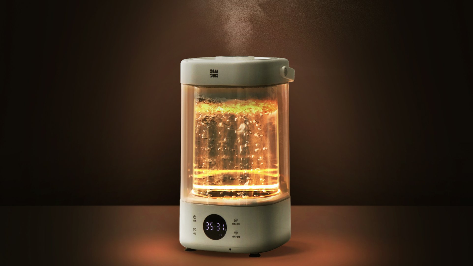 十万元级安全加热式加湿器｜透明分离水箱，方便实用！