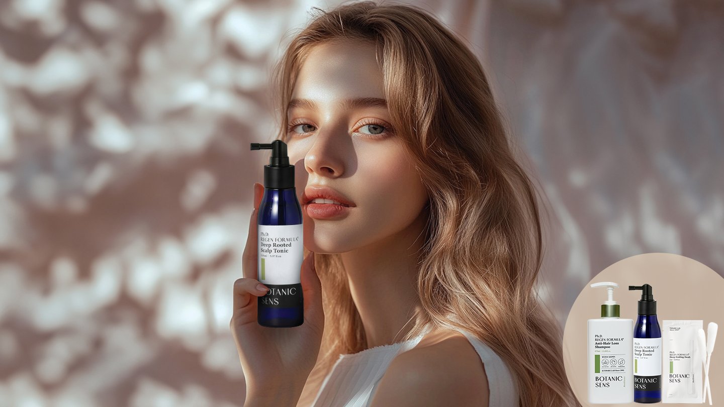 [0.00 Scalp Irritation] Hair Loss Relief & Scalp Care! Vegan Hair Loss Trio