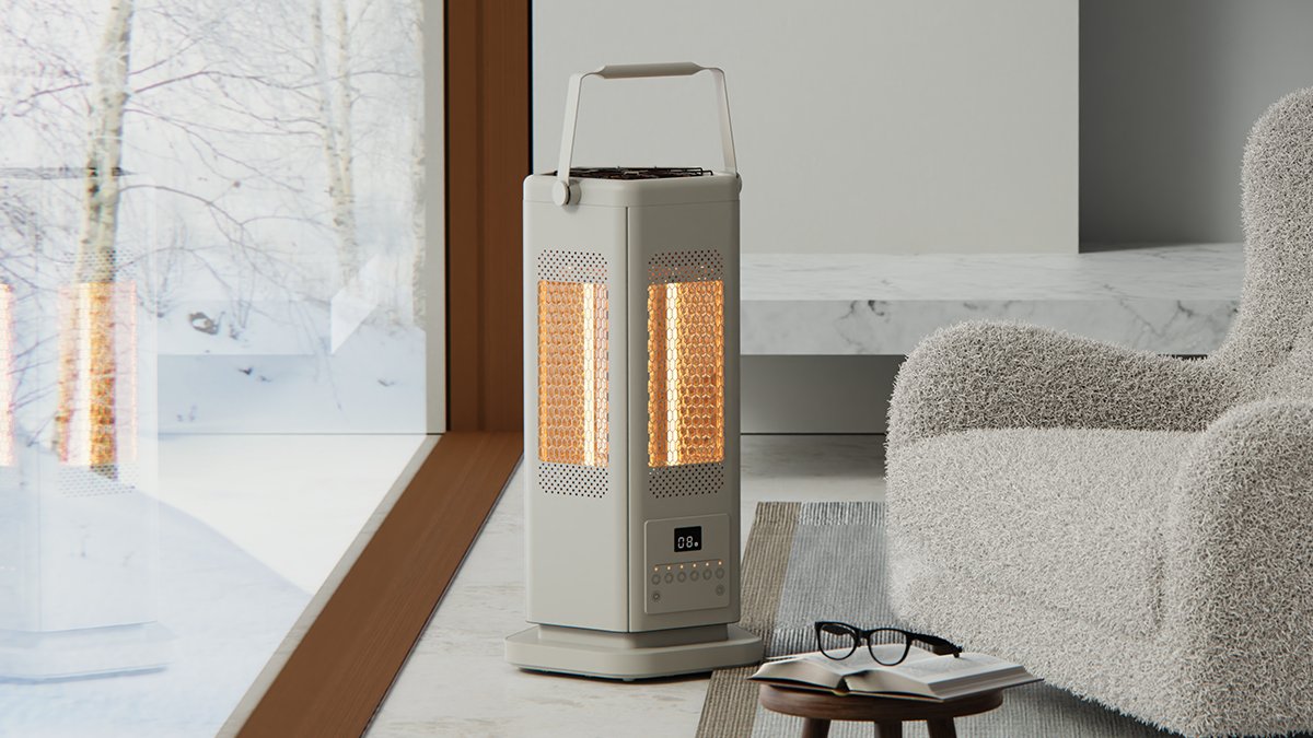 [60th Anniversary Hanil] 360° Surround Heating｜Cozy Campfire Vibes <6-Sided Heater>