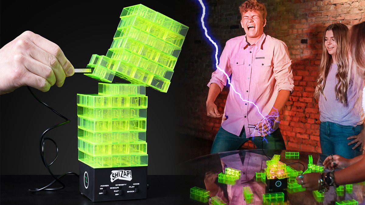 The ultimate thrill: Electric Jenga for the bold