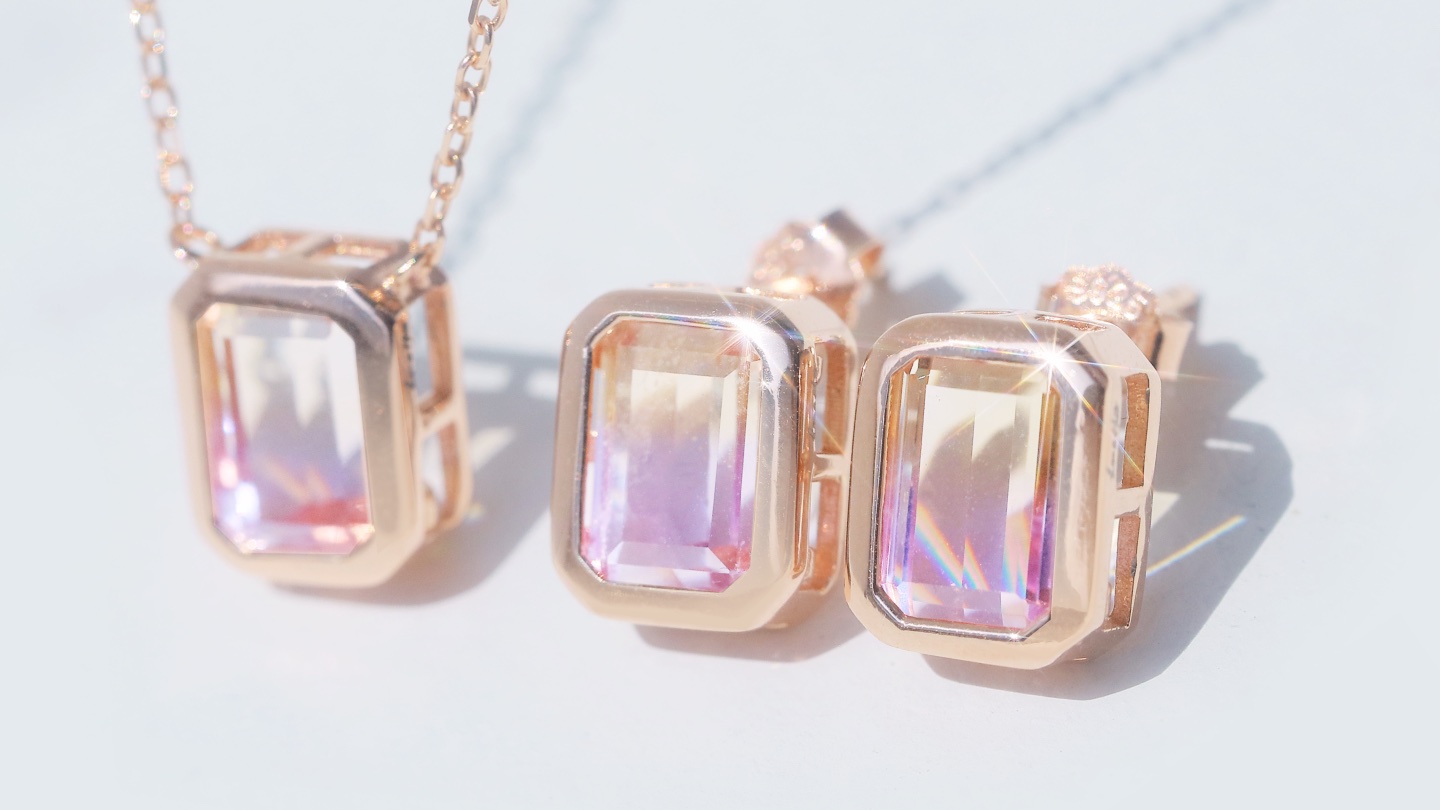 [Mystic Gem] Premium Bolivian Ametrine | The pinnacle of enchanting gradient hues