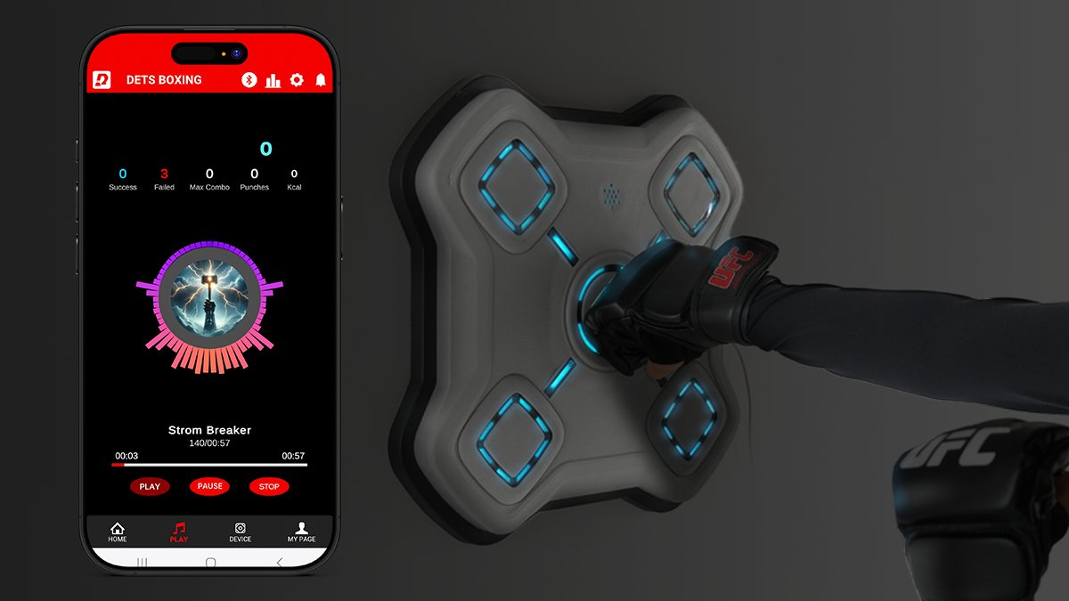 Burn 200kcal in 30 Minutes｜Punch to the Beat! Smart Boxing Machine under $200
