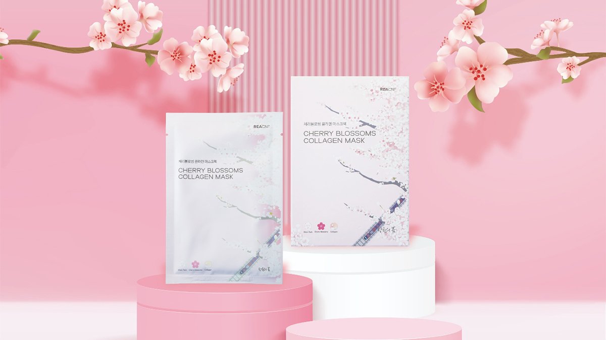 [REACNF] Changwon's Spring Cherry Blossom Collagen Mask Pack 30 Sheets