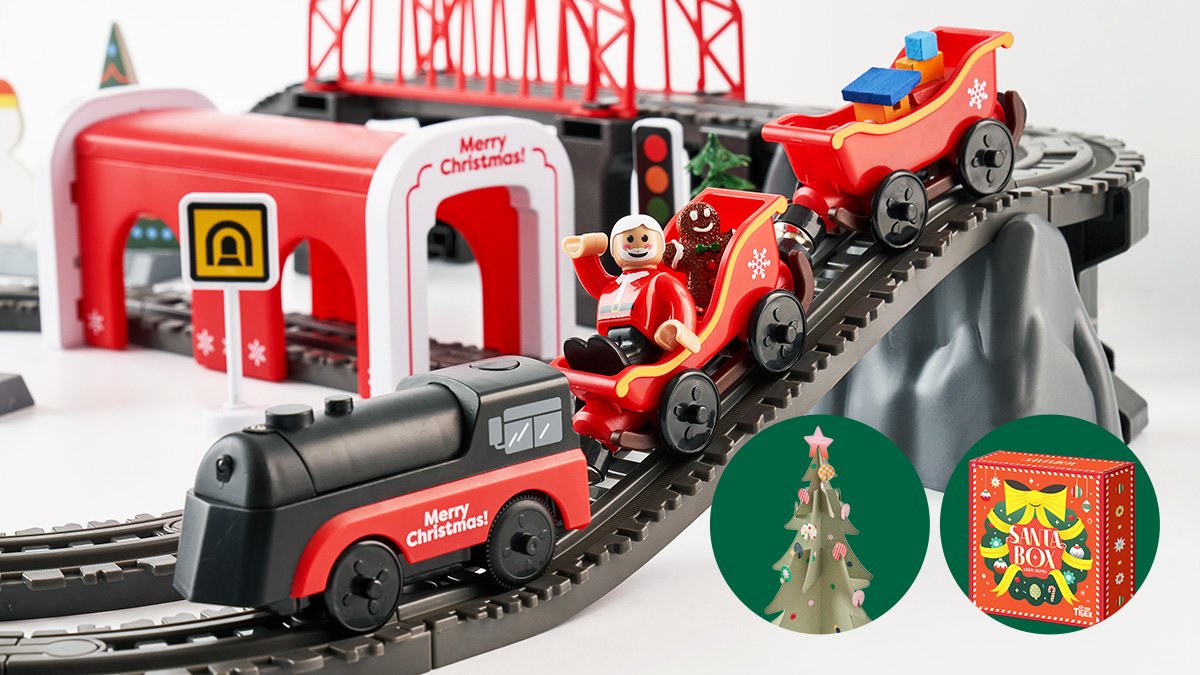 クリスマスギフト3点セット＆5万円台で完璧準備｜『ツリー＋トレイン＋サンタボックス』