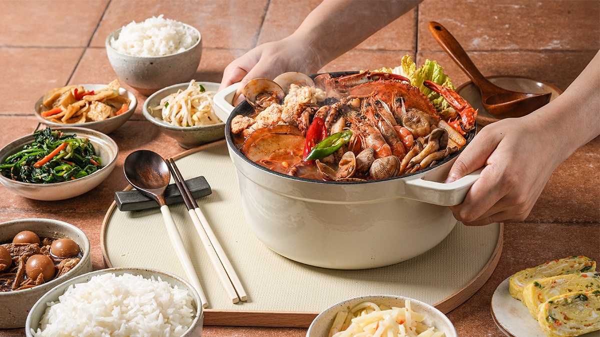 仅2万韩元起｜冬季滋补就靠它，原味九种海鲜火锅套餐