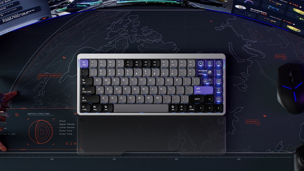 NUPHY AIR75HE Magnetic Switch Low-Profile Mechanical Keyboard Rapid Trigger