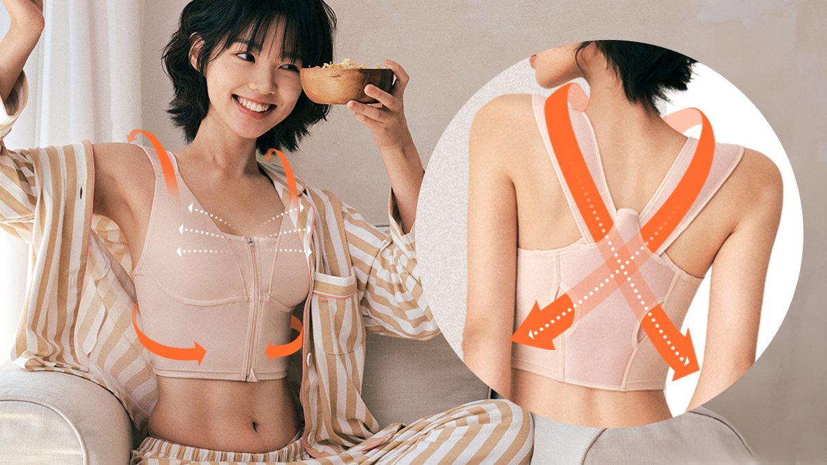 [4-Week Completion] Perfect posture correction! The easiest posture habit ‘Posture Straight Bra’