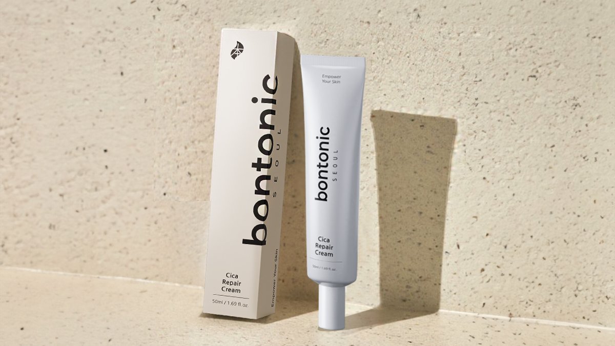 Botonic Cica Repair Cream with patented herbal ingredients & 5-layer barrier formula
