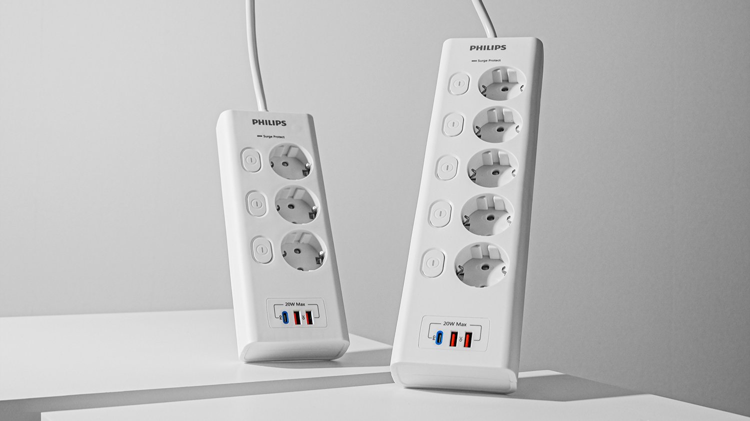 [飞利浦]MaxPlus科技，突破多功能插座极限！3合1多任务神器