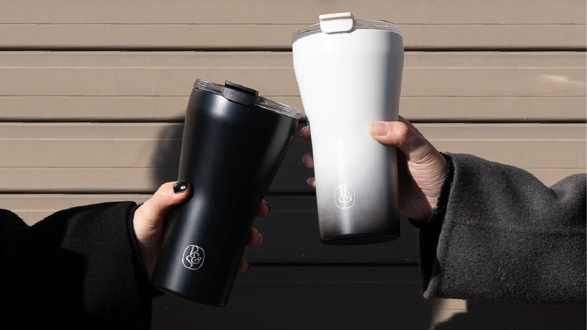 Peter & Steve Nano Ceramic Tumbler – No Metallic Taste Stains or Abrasives (Engraving Included)