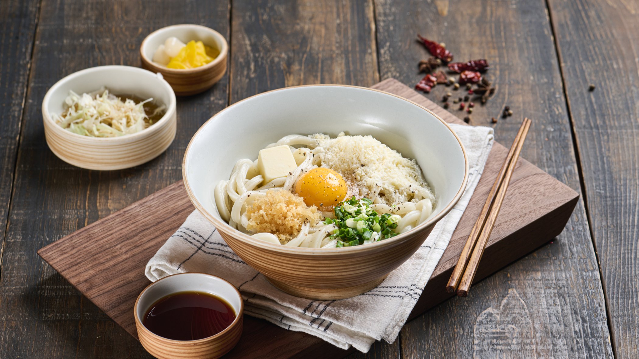 ワディズ限定販売 自家製麺の釜バターうどんミールキット アンコール第4弾！