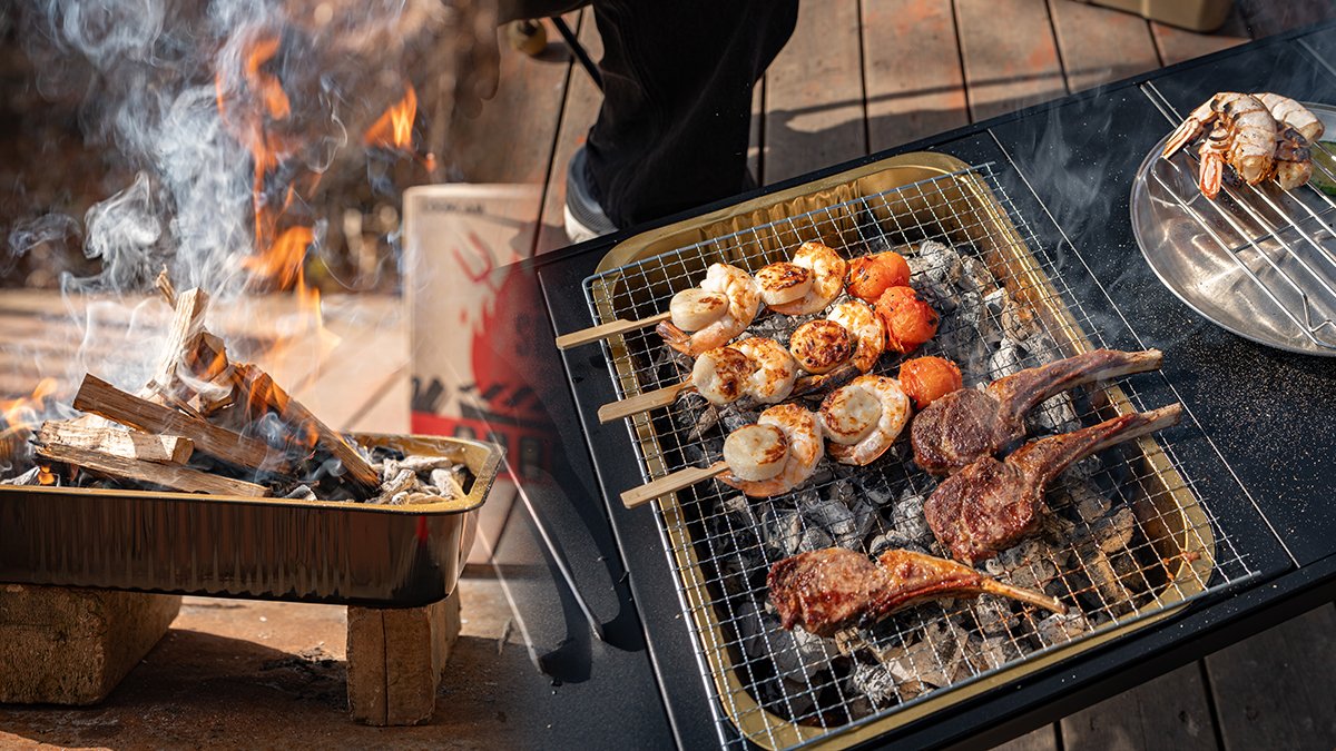 10분이면 불이 활활 초간편 바베큐파티ㅣ숯키트 하나면 캠핑바베큐 준비 끝
