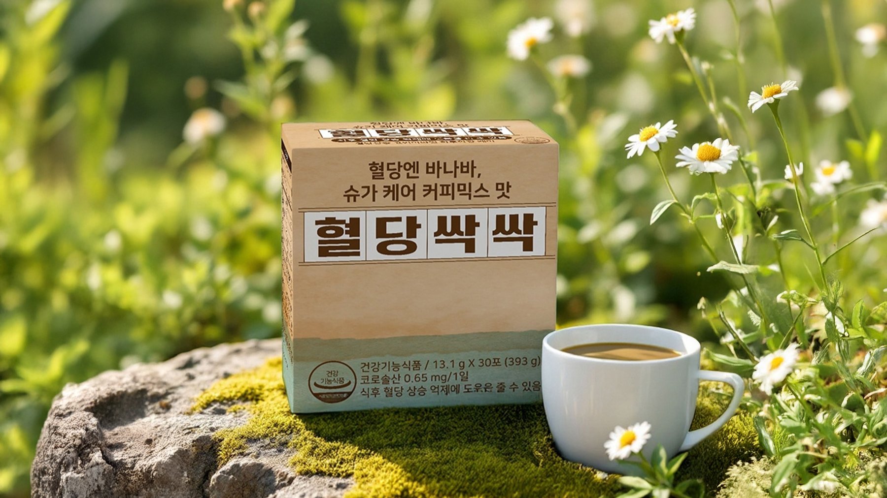 [믹스커피 맛] 당신을 위한 자연스러운 혈당케어 습관, 혈당싹싹