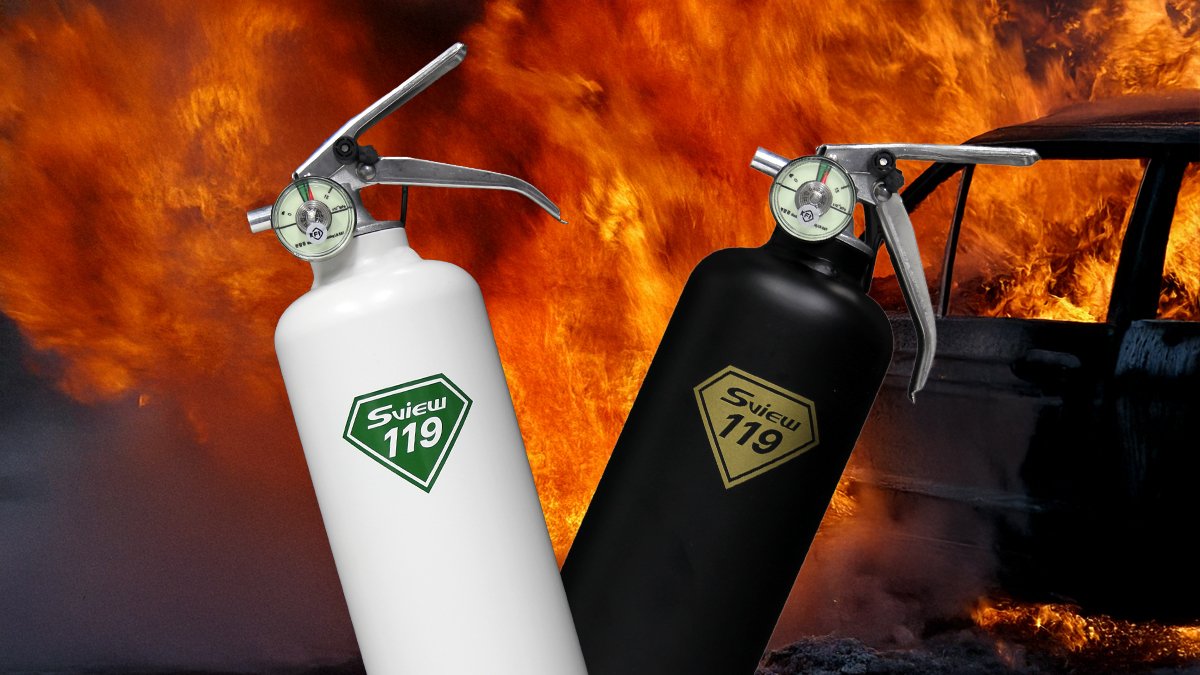 [Mandatory Car Fire Extinguisher] Unmatched Power Ultra-Lightweight & Sleek Design in One