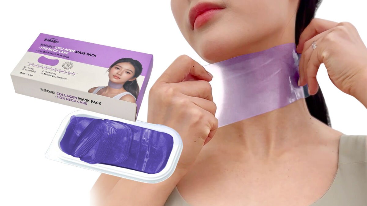 高浓缩胶原蛋白提拉填充，紧致颈纹胶原蛋白颈纹面膜！