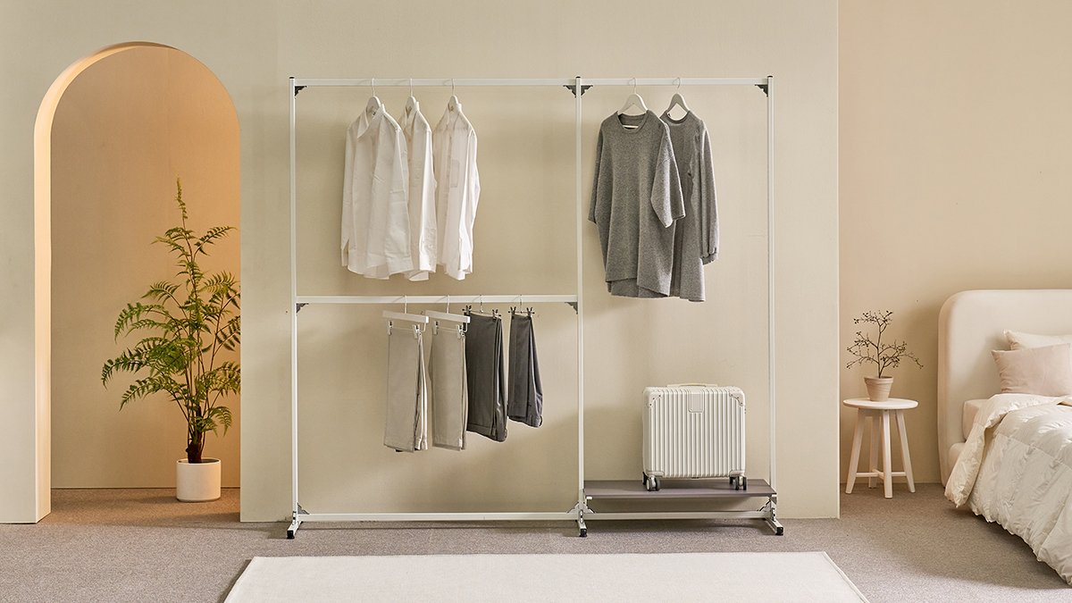 坚固又奢华！无懈可击的稳固设计！专利组装式铁质衣架