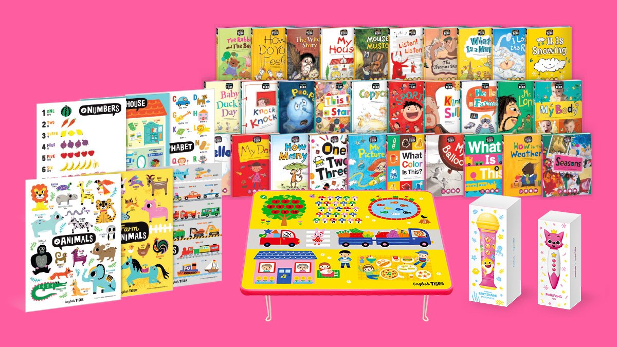 [Samsung Publishing] Authentic US Kindergarten Curriculum! Pinkfong English Tiger