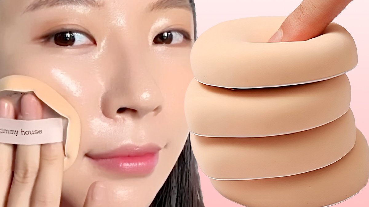 [3.3억 신기록!] 아기 궁둥이 퍼프. 모든 파데 피부로만 착-붙 쫙붙