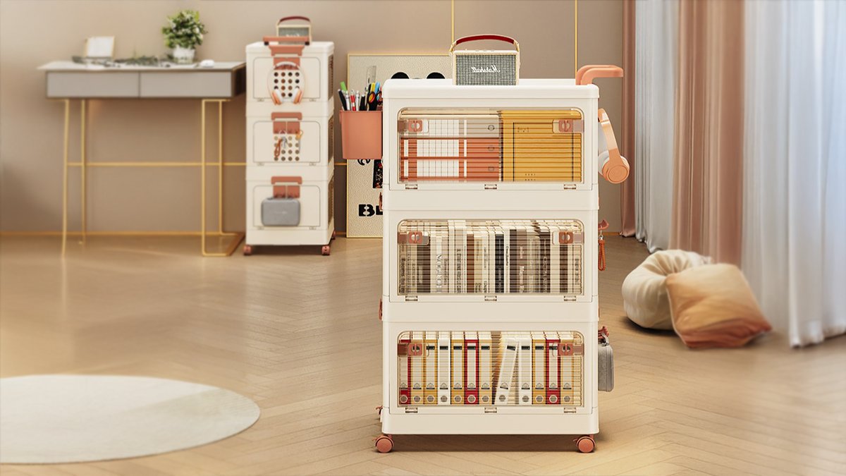 体验空间变革｜透明与便捷融合的新款折叠收纳柜！