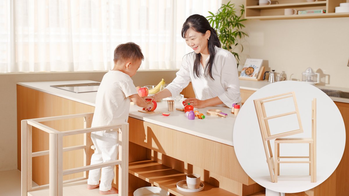 [最后数量] 婴幼儿脑部发育+终身使用！兼具椅子功能的学习塔“运-塔”