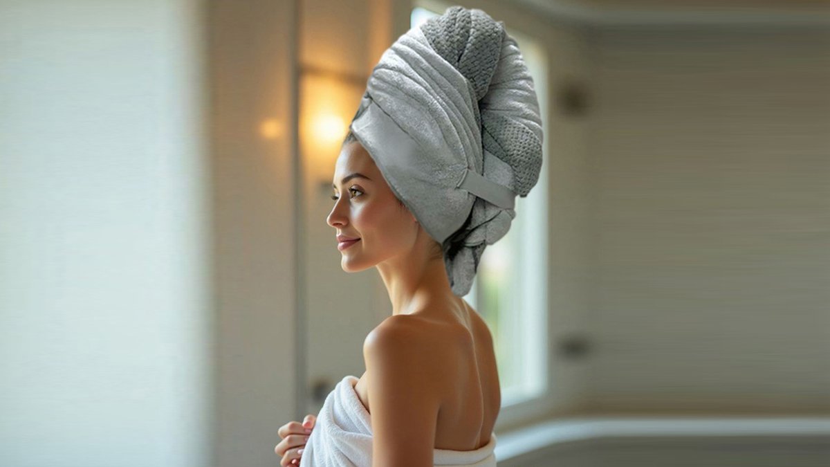 긴머리 드라이 이젠 10분 컷! 4배 빠른 88X88 초극세사 대형타월!