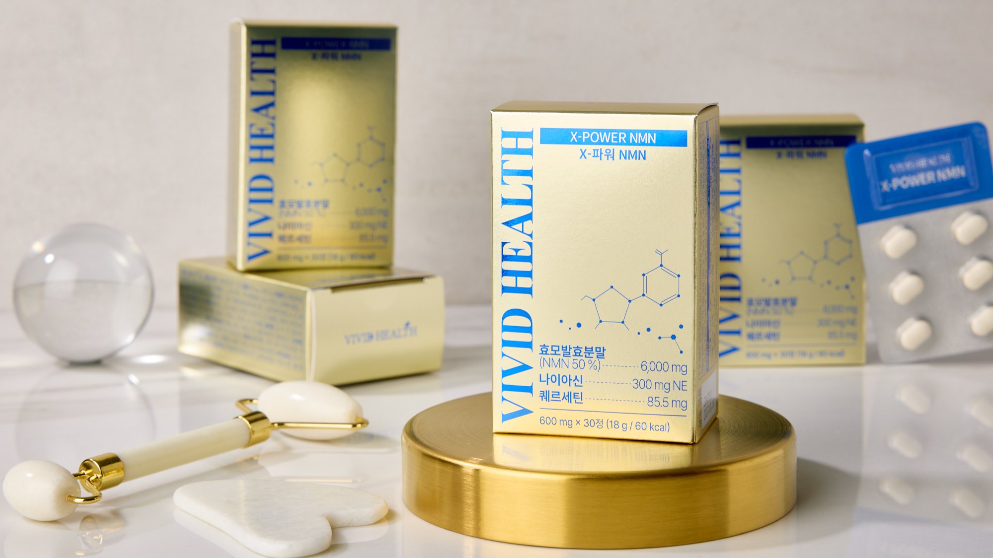 [노화혁명] 활성형 NMN, 고함량으로 흡수율 UP! 젊음을 깨우다.