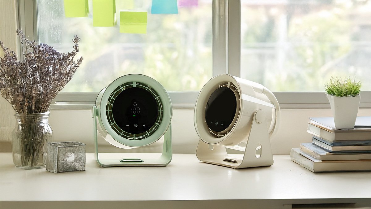 墙面桌面皆宜，极简裸风扇，100档风速自由调节