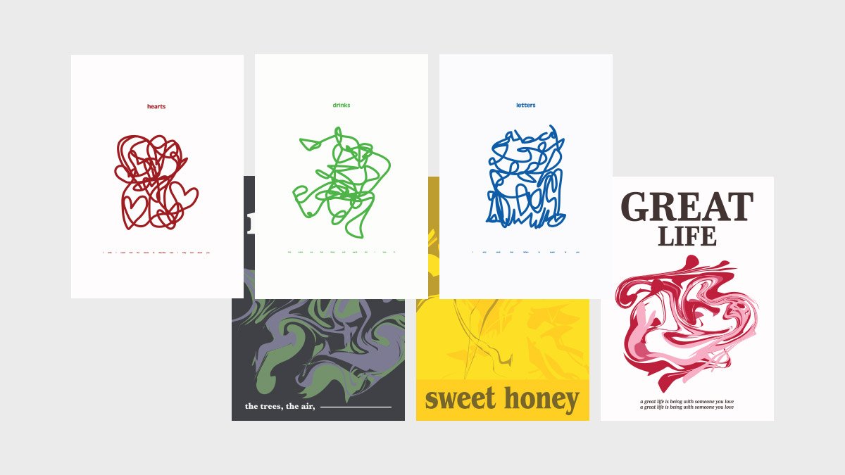 [콩주信] 后现代风格艺术海报