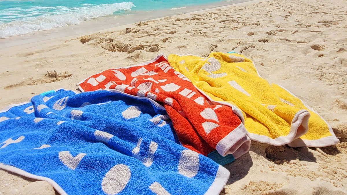 The Brightest Summer Towel Now Cooler with Bamboo-Cotton Blend