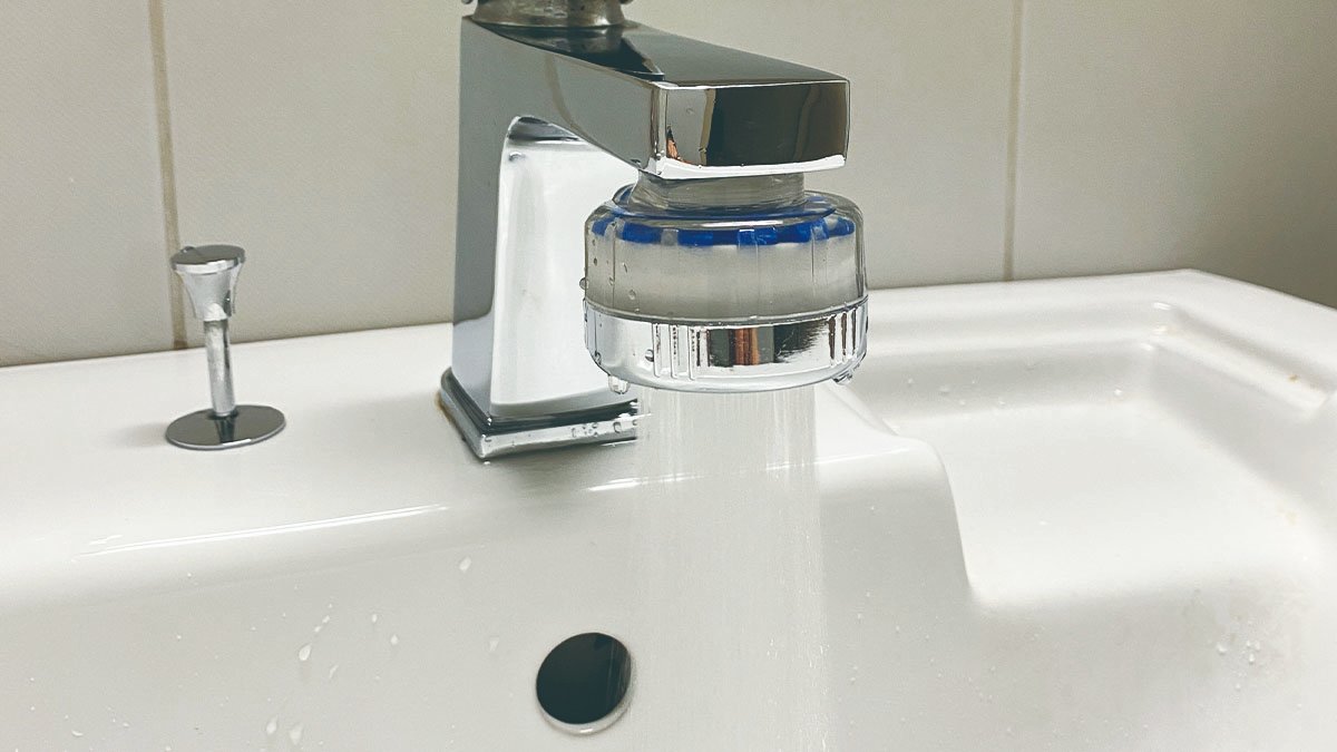 （Inus）柔和强劲水流，净化水垢杂质的洗脸盆过滤器套装