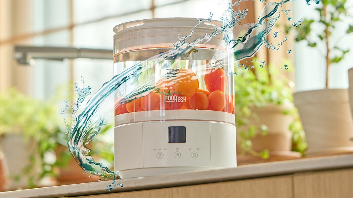 一用即爱，双手告别水渍！强力龙卷气泡杀菌丨果蔬洗净机