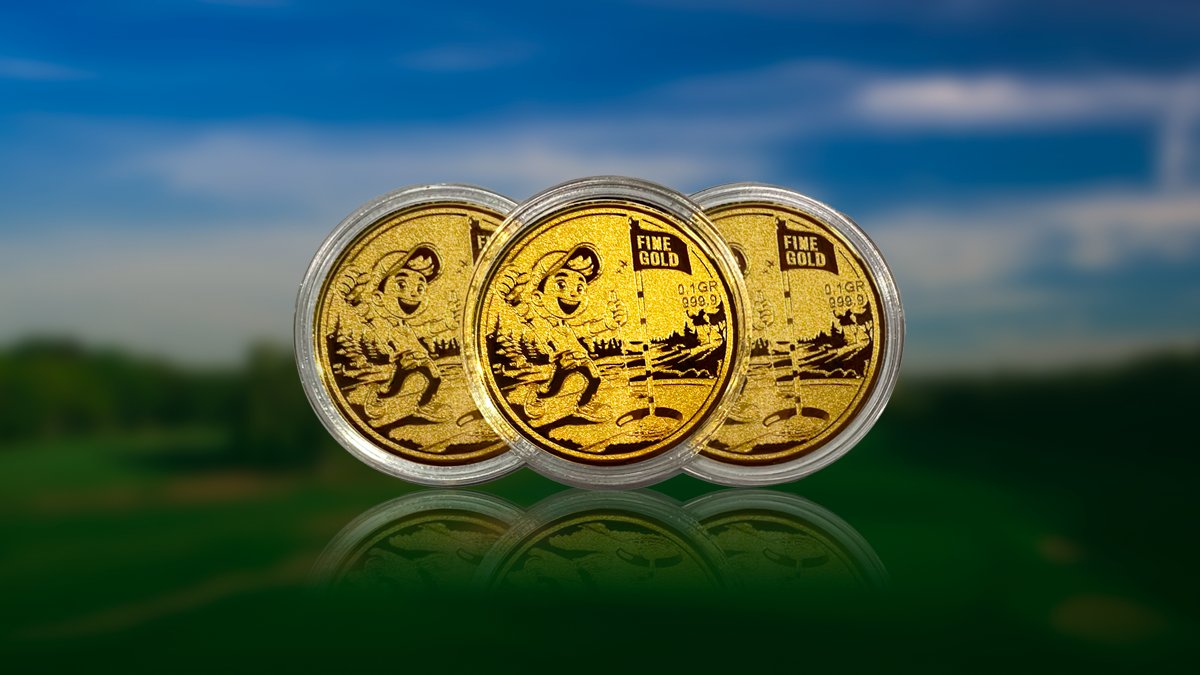 あなたのラウンドに幸運を呼ぶ24Kゴルフコイン
