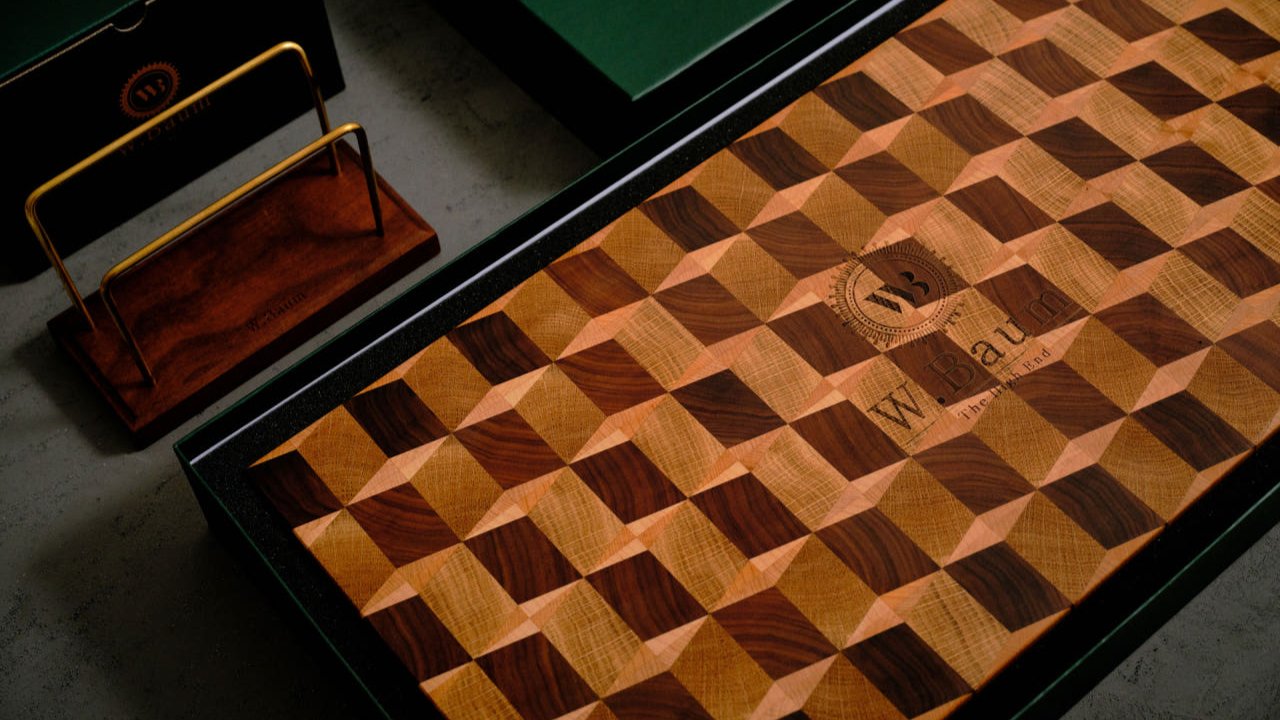 [4.2억/더블류바움] 최고 평점, 호주에서 온 하이엔드 엔드그레인 도마