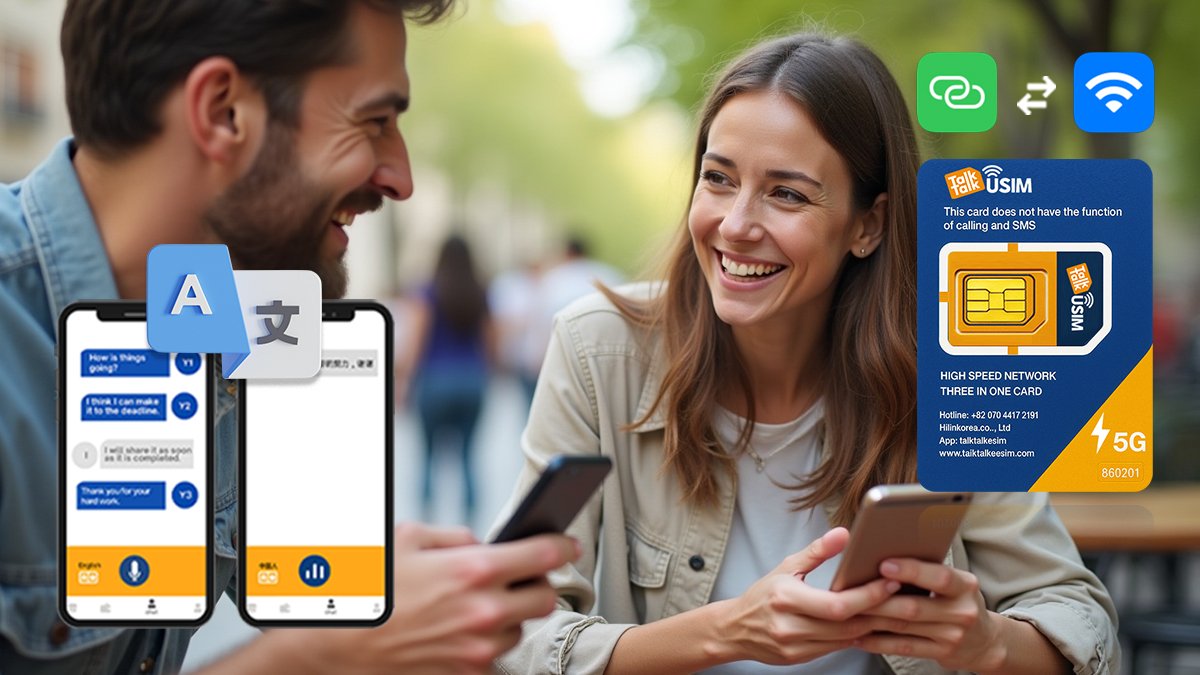 [AI통역기] 아까운 중고폰 톡톡USIM과 결합하면 통역기로 재탄생!
