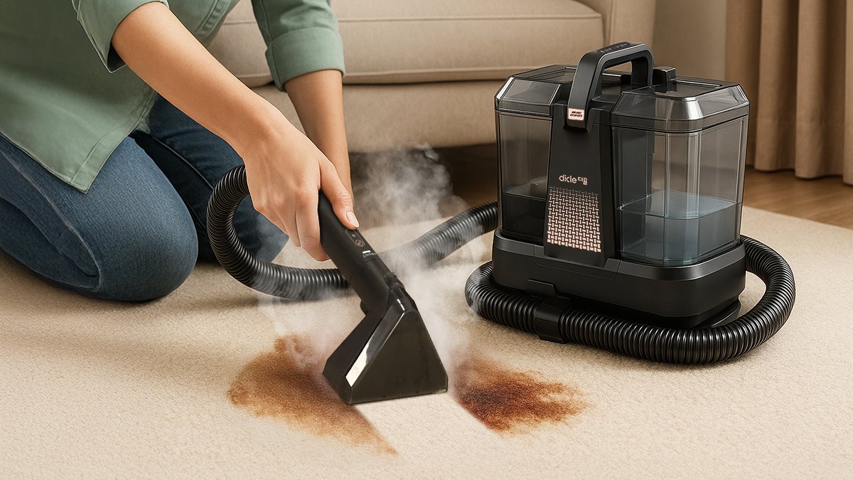 Never washed your sofa or bed? Deep-clean grime and germs instantly with One-Shot Clean Steam