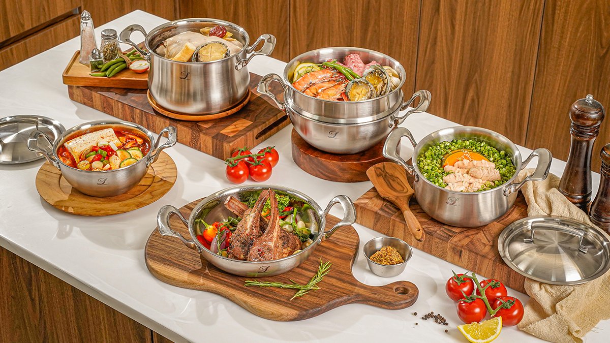 回归的精品不锈钢铜芯锅具套装 | 五层铜芯炒锅&迷你套装